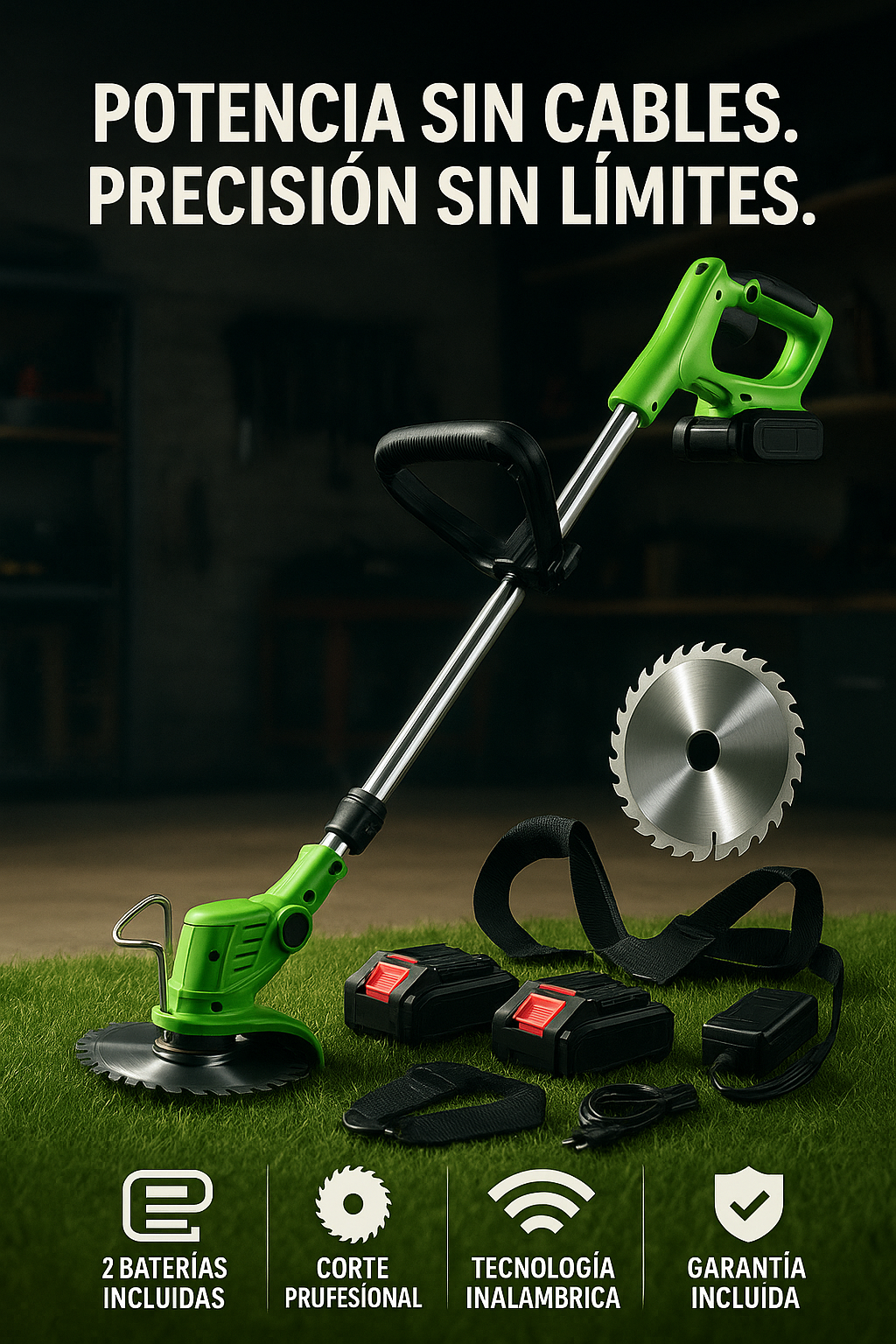 Guadañadora Podadora MasterBlade + Batería Extra