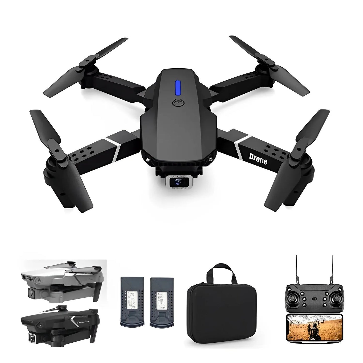 Dron Doble Camara 4k Ultra Pro Max Drone + BATERIA EXTRA
